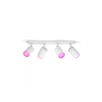 Philips Hue Fugato Ceiling Spotlight | Smart RGBW | White – 4 Spot